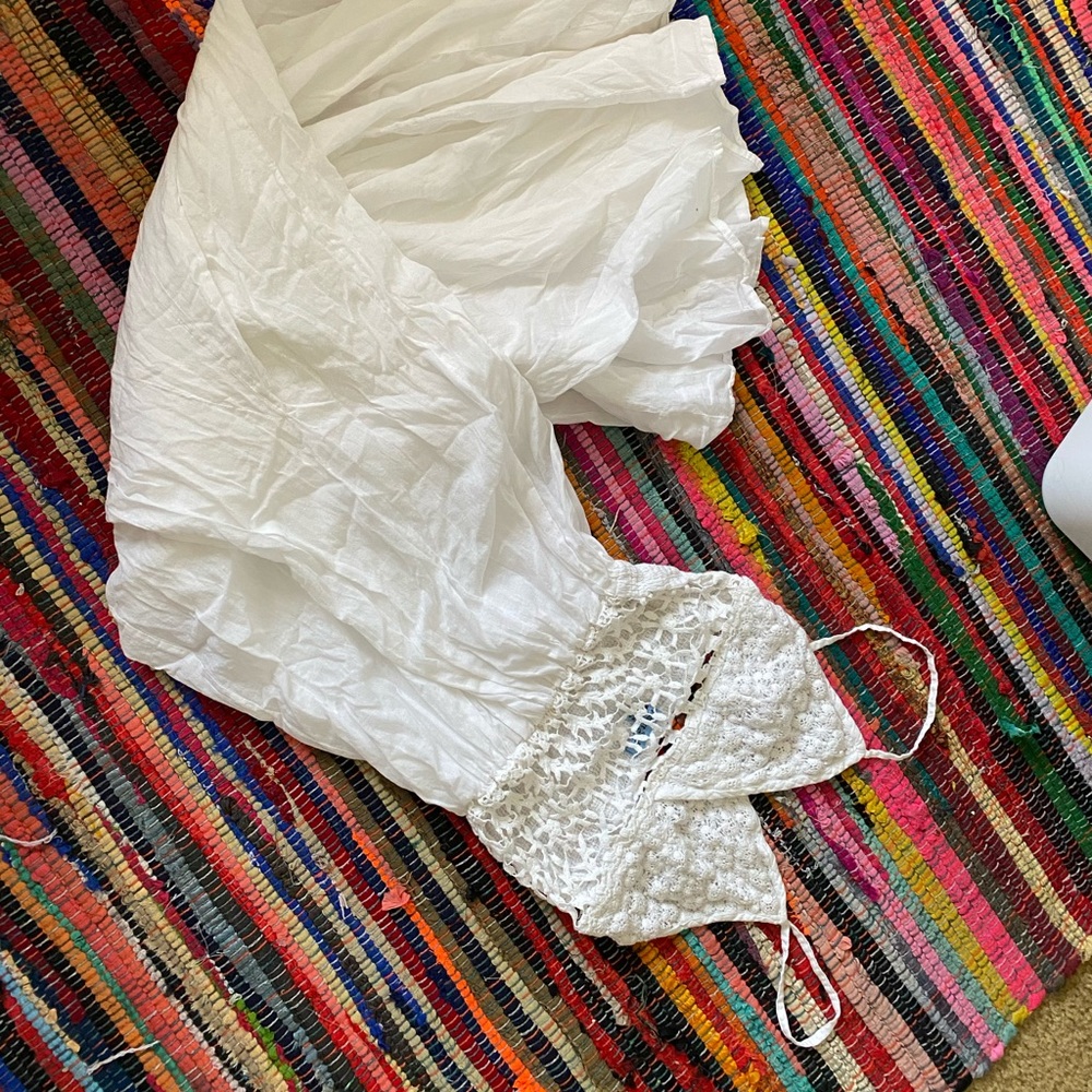 SOLD White Boho lady dress